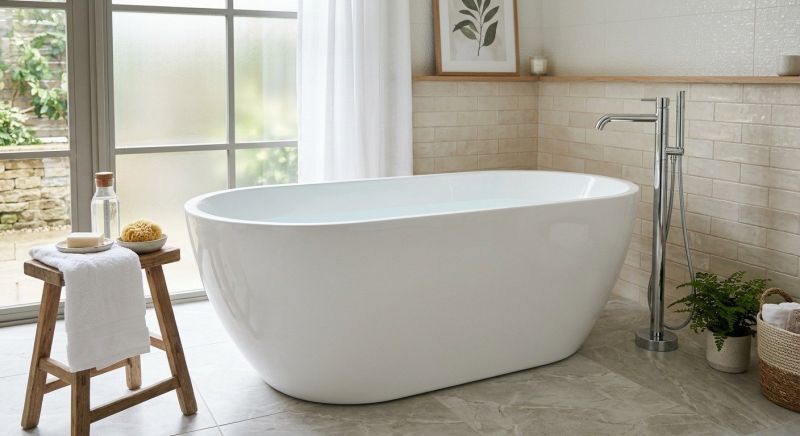Freestanding Tub Installation in Bucks County, PA