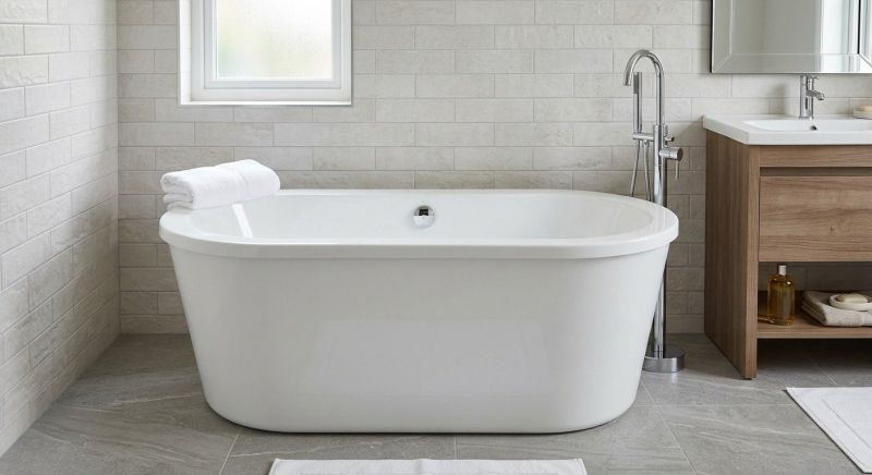 Freestanding Tub Installation in Manchester, NH