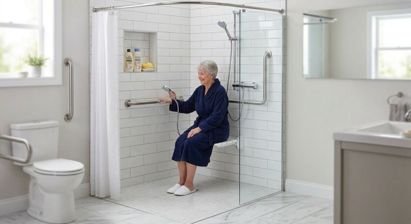 Handicap Shower Installation in Nashua, NH